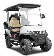 Tara Explorer Evolution Lithium Lifted Golf CartMINERAL WHITE
